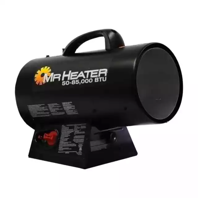 Mr. Heater Forced Air Propane Space Heater 85,000 BTU W/Quiet Burner Technology