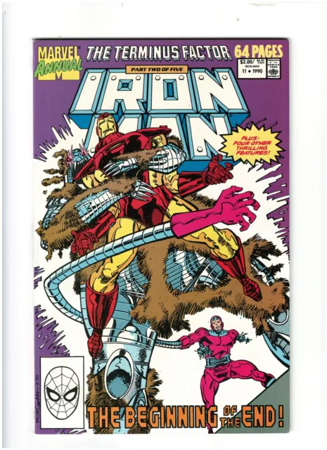 Iron Man Annual #10 Marvel 1989 Namor Atlantis Attacks FN/VF 7.0