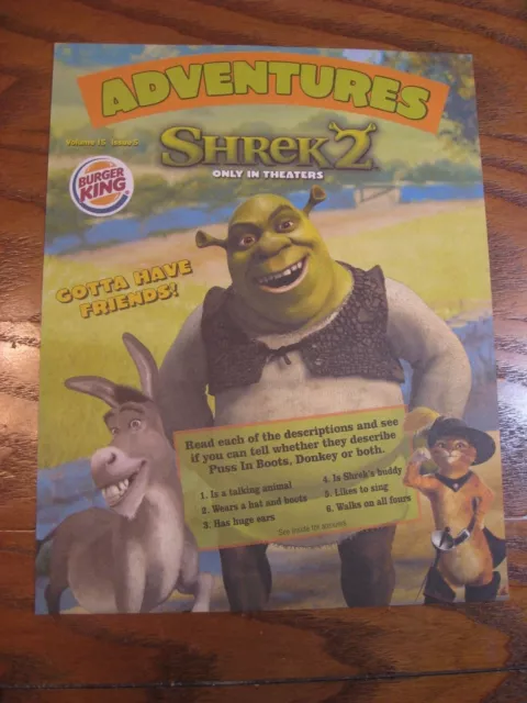 Shrek 2 cheap burger king