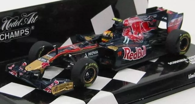 Scuderia Toro Rosso Showcar 2011 Alguersuari Minichamps 1:43 Modellino Auto F1