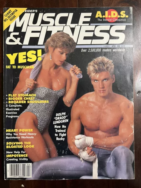 Muscle & Fitness Magazine April 1986 Dolph Lundgren Lori Walkup Steroids Aids Muscle & Fitness Magazine April 1986 Dolph Lundgren Lori Walkup Steroids Aids