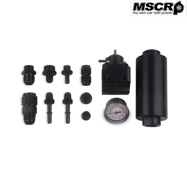 FUEL PRESSURE REGULATOR and Fuel Filter Kit Stainless for BMW E46 M3