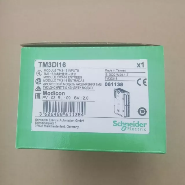 New SCHNEIDER TM3DI16 PLC Input Module In Box