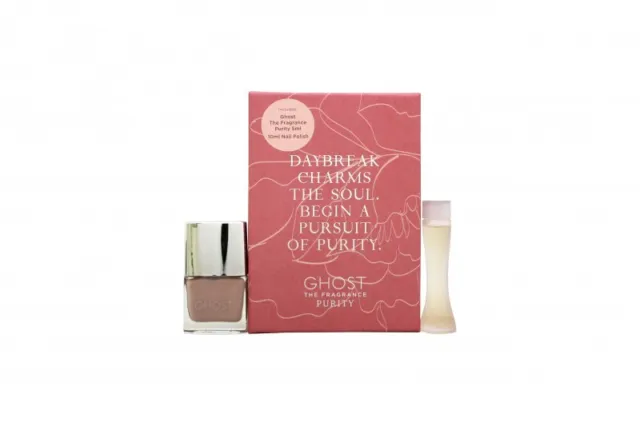 Ghost Purity Gift Set 5Ml Edt + 10Ml Nail Polish - Women's For Her. New
