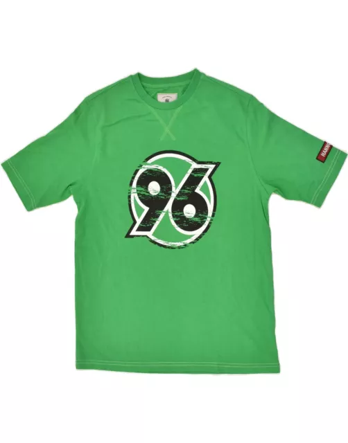 JAKO Herren Hannover Grafik T-Shirt Oberteil klein grün Baumwolle AF15