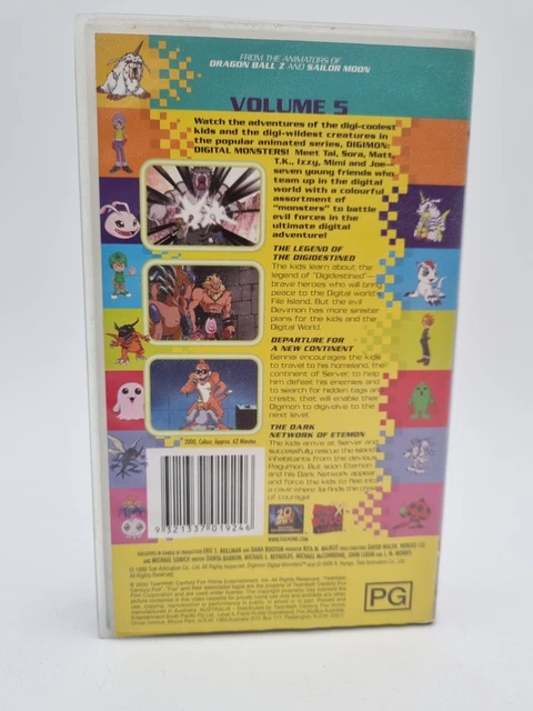 Digimon VHS Tape Vol 5 Vintage 00s Anime Memorabilia Merchandise 3