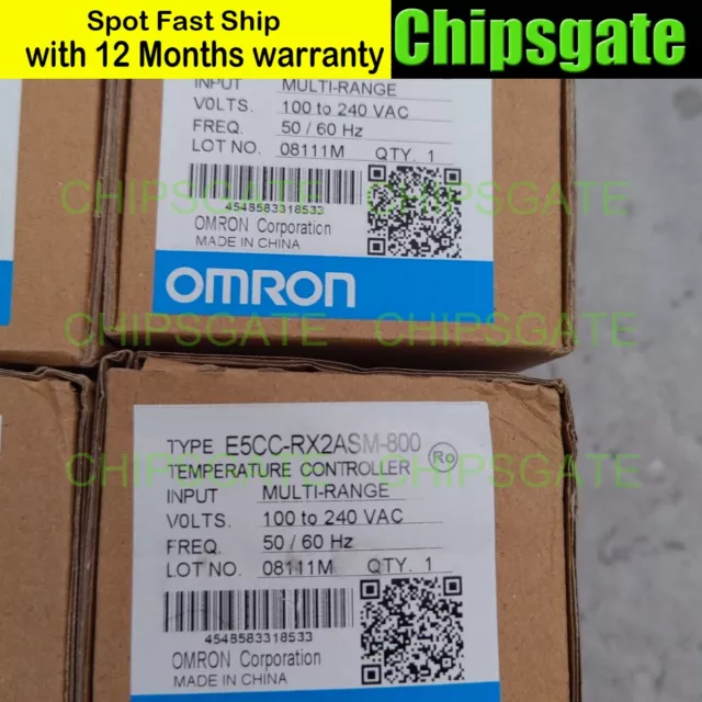 1 pz. Omron E5CC-RX2ASM-800 100-240 VAC nuovo in scatola 2