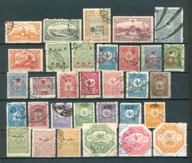 Turkey - classic stamps from 1876 year - VF 32 used - 70 Euro