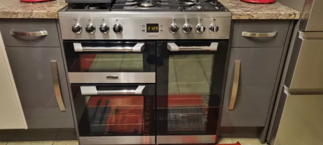 Leisure CS90F530 90cm Dual Fuel Range Cooker - Stainless Sleel (CS90F530X)