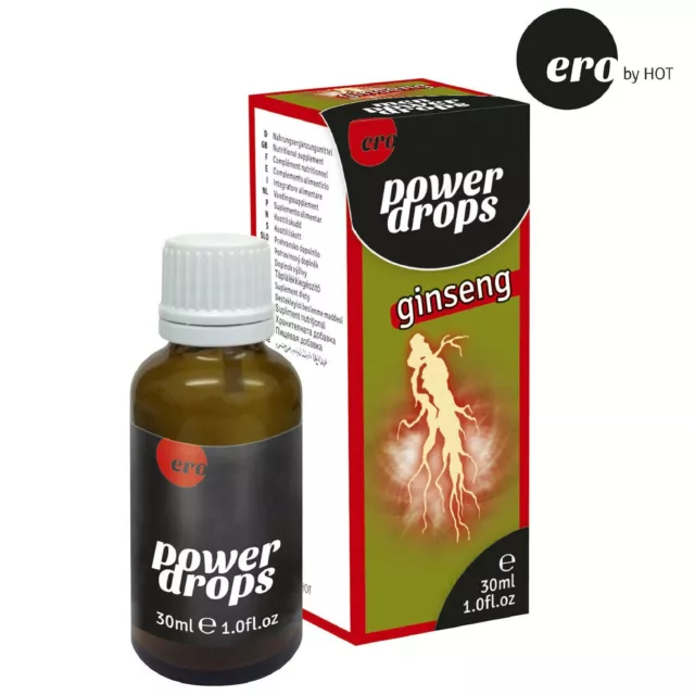 Ero Men Power Ginseng Drops Gocce Potenziano Virilità Uomo Miglior Durata 30 ml