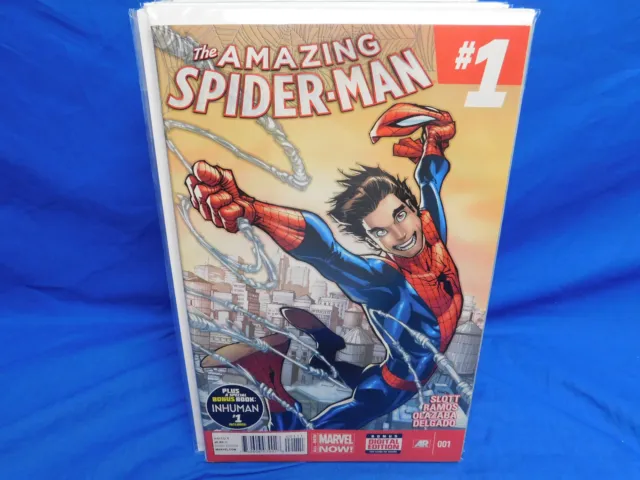 Amazing Spider-Man #1 (Marvel Comics, 2014) 1st Cameo Cindy Moon Silk VF/NM