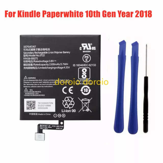 New Battery 58-000271 58-000246 For Amazon Kindle paperwhite 10th Gen PQ94WIF