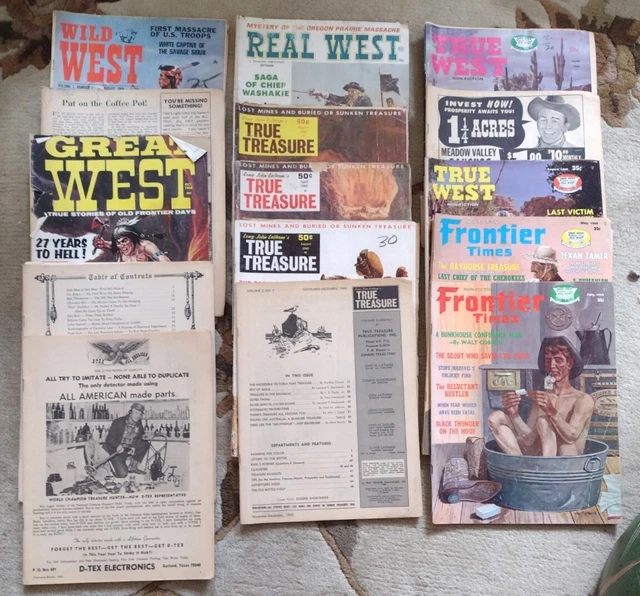 15 True / Wild / Old / Great West, True Treasure, Frontier Times Magazines 1968 15 True / Wild / Old / Great West, True Treasure, Frontier Times Magazines 1968