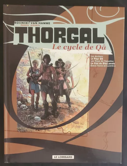 Thorgal Le Cycle de Qâ intégrale EO 2003 Rosinski Le Lombard Comme Neuf