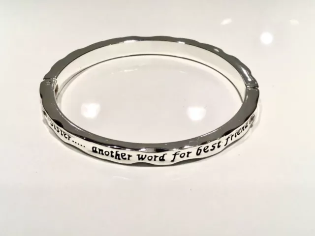 Bracelet plaqué argent Equilibrium sentiment de famille - bracelet soeur