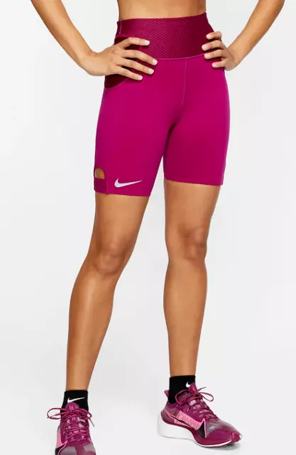 NWT Womens Nike City Ready Running Tights Shorts Bike Spandex BV3837 411  Blue XS