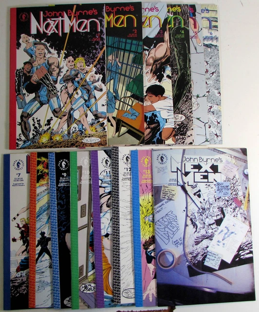 Next Men Lot of 14 #1,2,3,4,5,6,7,8,9,10,11,12,13,15 Dark Horse (1992) Comics