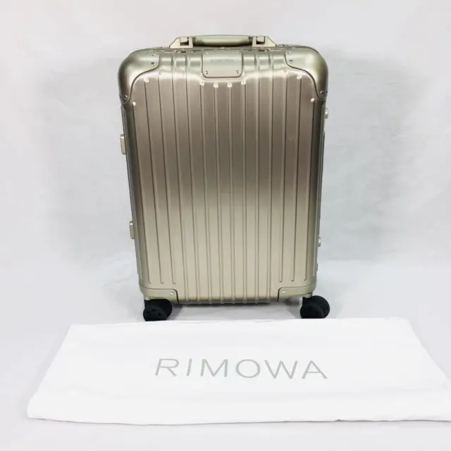 Shop RIMOWA ORIGINAL RIMOWA Dior Collaboration Aluminum Cabin 35L