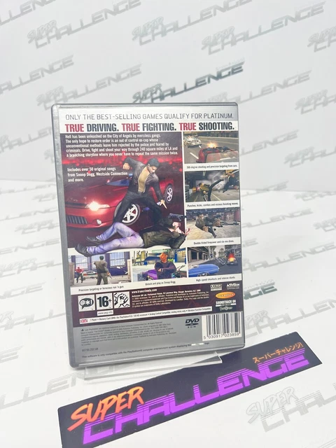 True Crime: Streets of LA PS2 platino PlayStation 2 PAL/UK completo 2