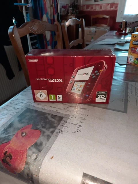 Nintendo 2DS Système Portable - Rouge Transparente