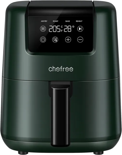 CHEFREE AF300 Hot Air Fryer 2 L, 4-in-1 Mini Airfryer Multi-Cooker  900 W, Black