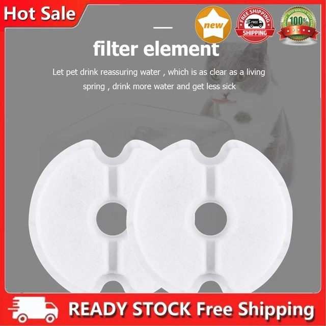 Filtro di ricambio fontana acqua 104 mm carbone attivo per cane gatto (1 pz)
