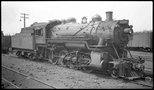 CNR steam loco #2522 Truro, NS  May 1943 Original 616 size B&W negative