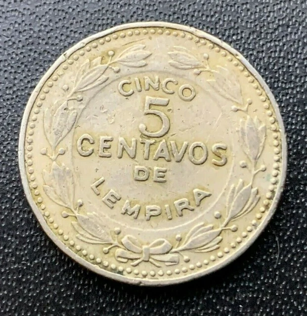 1980 Honduras 5 Centavos Coin Coin XF +     Better World Coin   #B1189