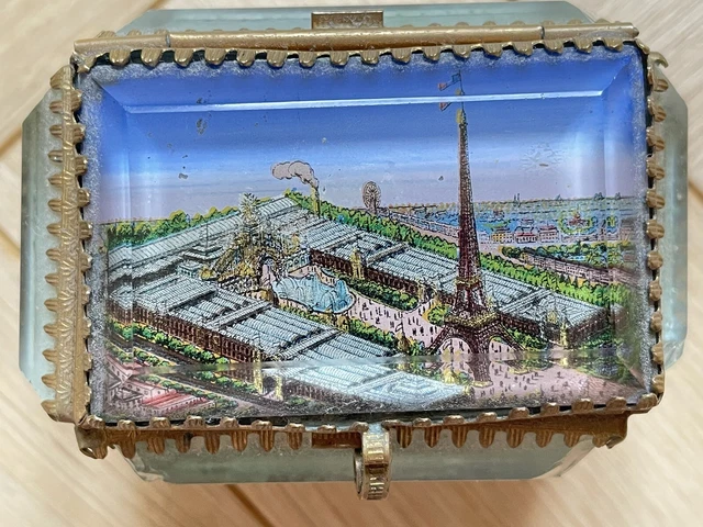 Ancienne Boîte à Bijoux écrin H. Bouchet Béziers - Objet De Décoration Souvenir - Occasion