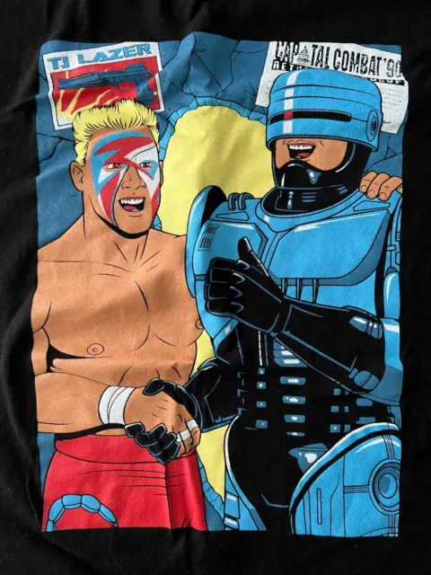 Sting "Combat feat. Robocop" T-Shirt Size L | Pro Wrestling Crate Exclusive