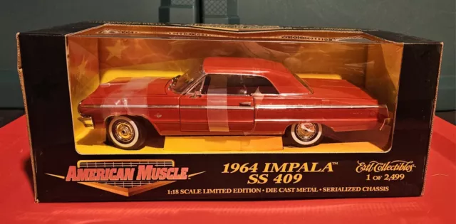 American Muscle 1:18 die cast 1964 Impala SS 409 Ertl Vintage Toy Classic Car