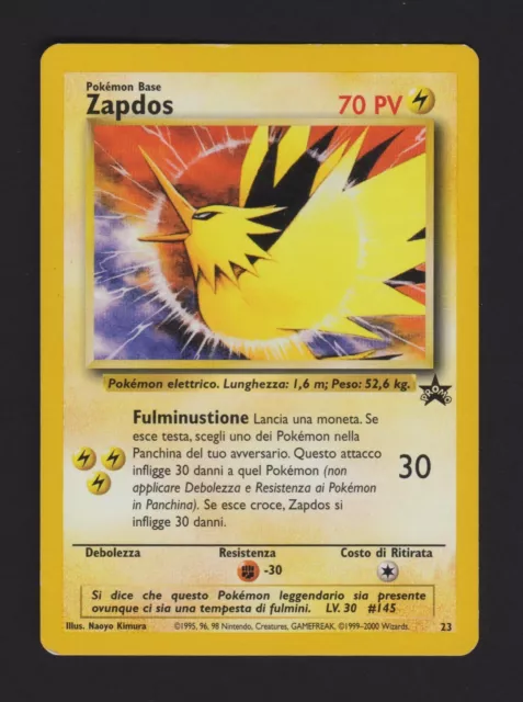 Pokemon - Zapdos - Wizards Black Star Promo 23 - ITALIANO