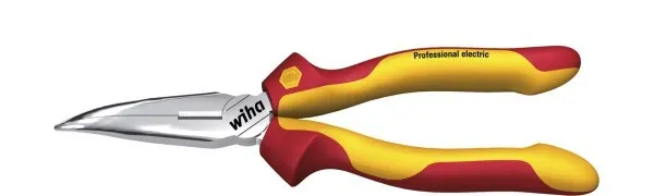 Wiha Needle Nose Pliers Professional Straight Cutting Edge Electrician VDE 35462