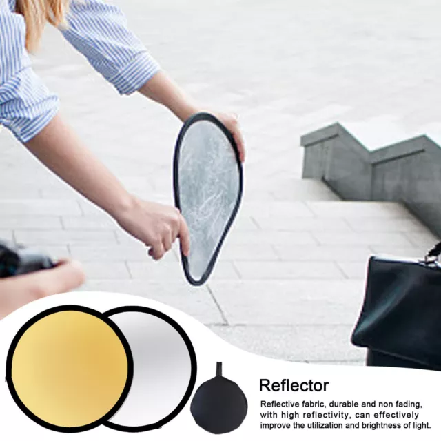 5 In 1 Portable Collapsible Round Photography Light Board Photo Reflector Disc 3