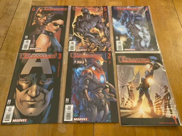 Ultimates Vol 1 #1 - #13 Full Set (Bryan Hitch - Mark Millar - Marvel - 2002)