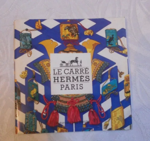 livret carré hermès paris automne hiver 1991/92 français catalogue