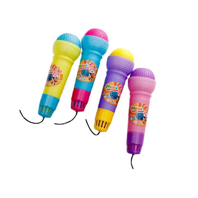 4 PCS kids microphone Fake Toy Microphone Echo Mic Kids Microphone Mini n