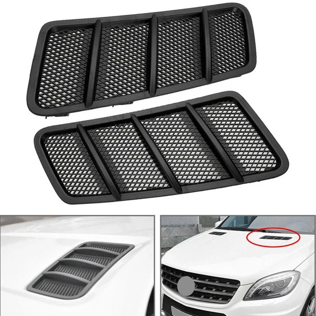 Couvercles de calandre à capuche noire pour Mercedes pour Benz W166 ML classe G