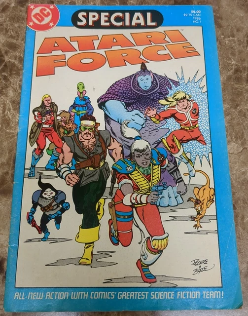 1986 Apr - Atari Force Special #1 - DC Vintage VGC Rogers & Burke