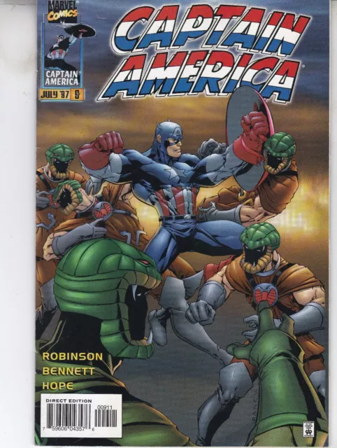 Marvel Comics Captain America Vol. 2 #9 July 1997 Fast P&P Same Day Dispatch