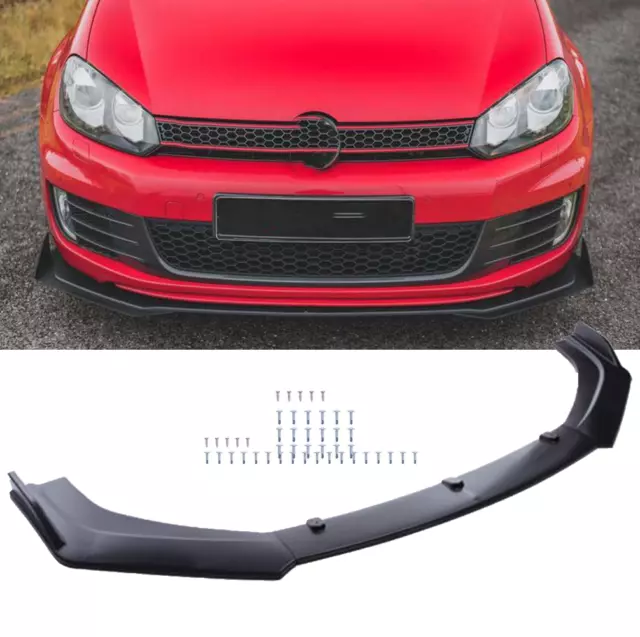 Frontspoiler Spoilerschwert Spoiler Lippe Splitter für VW Golf 6 GTI GTD VI