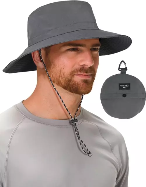 MELLIEX CAPPELLO PESCATORE Uomo Donna Protezione UV Bucket Hat Impermeabile  EUR 21,28 - PicClick IT