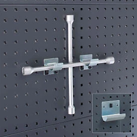 Bott 14015041 Pipe Bracket For Perfo Panels, 2-3/8" Diameter, 1-3/8" Wide (Pack