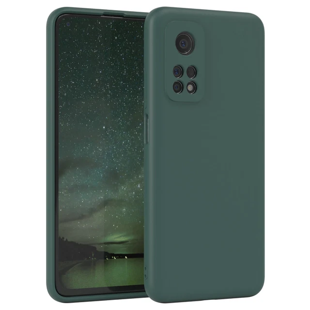 Für Xiaomi Mi 10T 5G / 10T Pro 5G Handyhülle Silikon Back Cover Schutz Case Grün