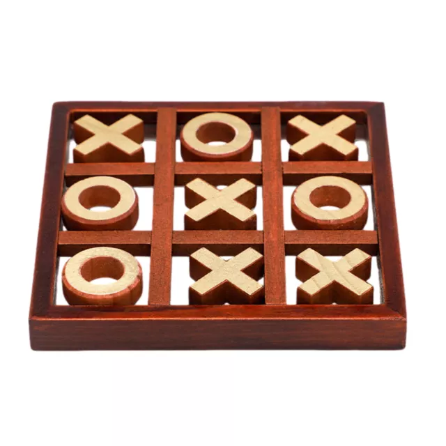 Toys Classic Board Games Tic-Tac Toe Noughts and Crosses Brain Teaser for Family