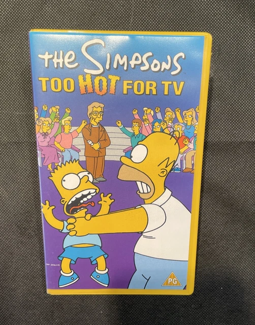 THE SIMPSONS TOO Hot For TV (Animated) (VHS/SUR, 1999) Rare Retro