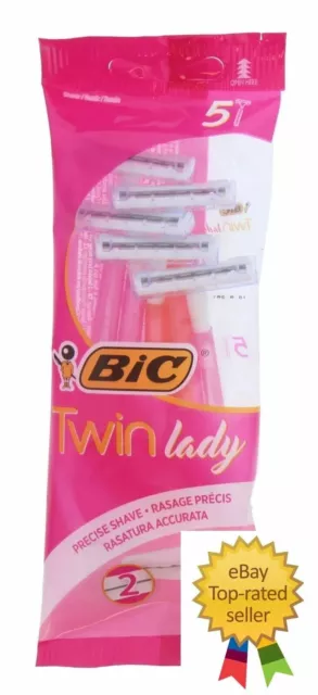 Bic Razors Blade Twin Lady for Sensitive Skin clean Shaving Disposable