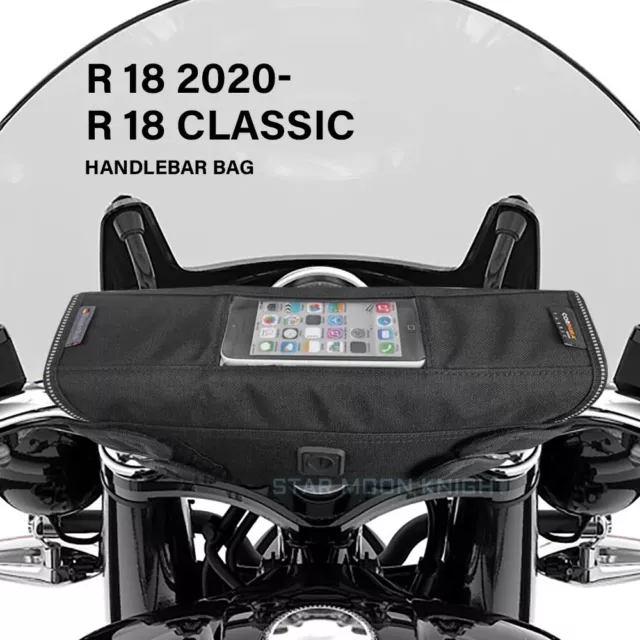 Black Motorcycle Saddlebags Tool Luggage Bags For BMW R18 2020 - 2021 2022 R 18