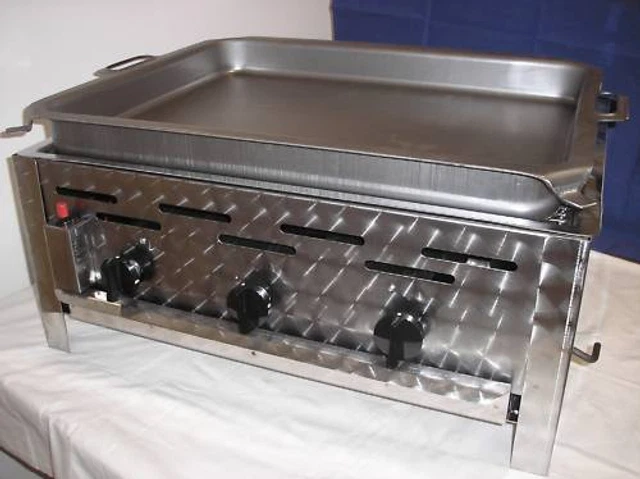 ECO-TECH Grill Gasgrill - Gastrobräter 3-flammig Tischgerät
