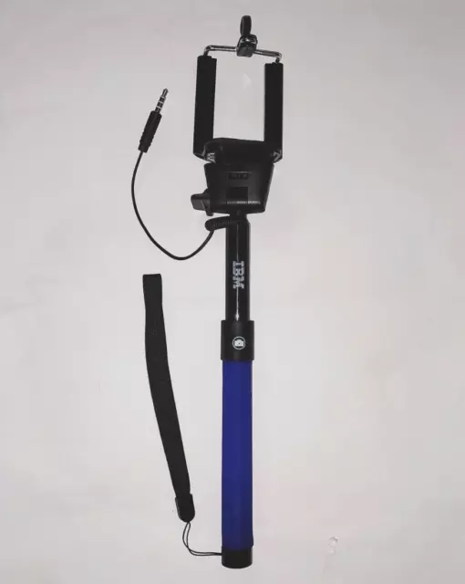 Selfie Stick Extendable Handheld Black Monopod Camera Pole iPhone Samsung HTC LG